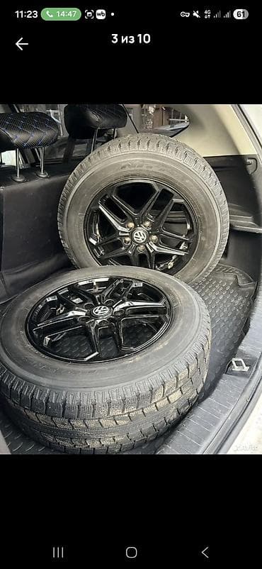 бир: Дөңгөлөктөр монтажда 65 / R 17, Кыш, Колдонулган, Комплект, Жеңил унаалар, Куйма — 9