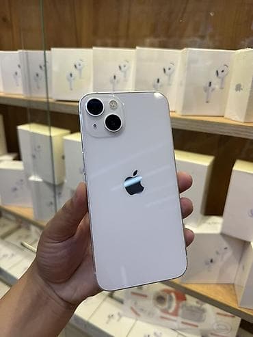 IPhone 13, Б/у, 128 ГБ, Белый, Коробка, В рассрочку, 84 % at lalafo.kg IPhone 13, Б/у, 128 ГБ, Белый, Коробка, В рассрочку, 84 %