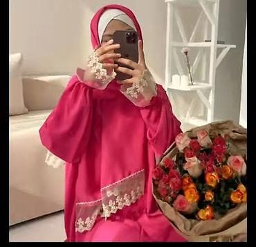 Свадебные платья и аксессуары: Намазник дубайский шелк ! Размер Стандарт ! Доставка бесплатно ! — 2