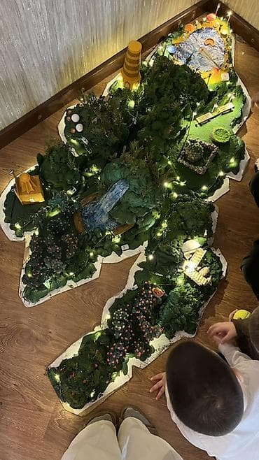 комнатные цветы бишкек: Большой авторский макет «Парк-остров» с подсветкой - Многоуровневый — 1