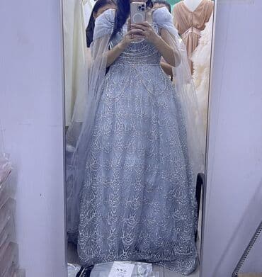 Вечернее платье, Пышное, Длинная модель, Камни, Стандарт