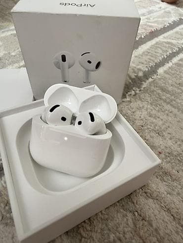 airpods 4 original: Беспроводные вкладыши наушники, Apple, AirPods 4, Новый — 1