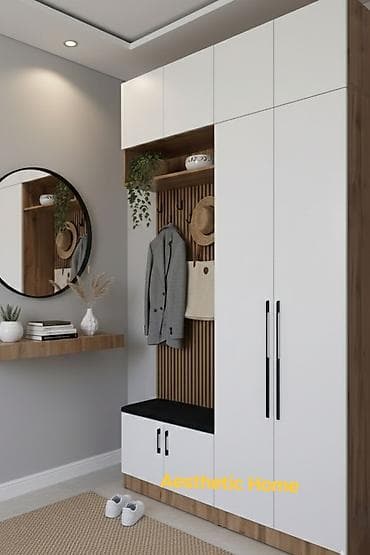 мебель для коридора: Прихожие и шкафы Aesthetic Home — функциональные модульные решения для — 4