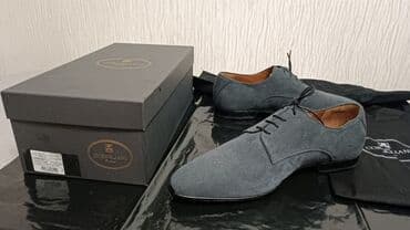фирменная обувь из италии: Мужские туфли, 41, Новый, цвет - Серый, Самовывоз — 5
