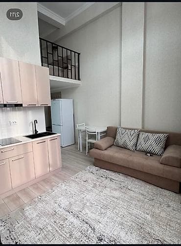 Квартиры: 1 комната, 27 м², Аламедин-1 мкр Элитка, 2 этаж, Евроремонт — 2