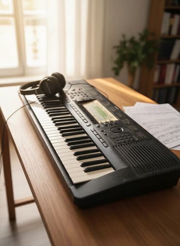 синтезатор телефона: Синтезатор Yamaha PSR-730 - Клавиатура: 61 полноразмерная клавиша. - — 1