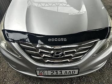 дефлекторы капота: Дефлектор капота для Hyundai Sonata - Модель: Sonata (надпись SONATA — 1