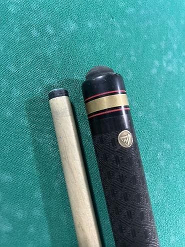 спортивный тренажер: Бильярдный кий разборный с декоративной инкрустацией - Двухсоставной — 1