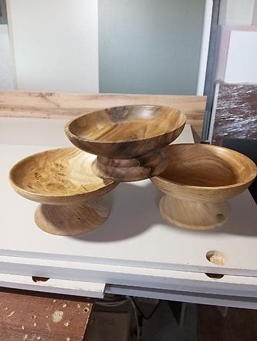 табуретка для кухни: Точёные изделия из натурального дерева - Миски/салатники, фруктовницы — 5