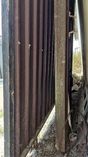 Откатные ворота: Раздвижные металлические ворота для гаража/склада - Конструкция — 2