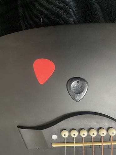 Аккордеоны: Акустическая гитара Jastan, классический дредноут, матовый чёрный — 1