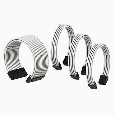 Кабели для модинга белого цвета
24 pin, 8 pin CPU, 2x6+2 pin — 1
