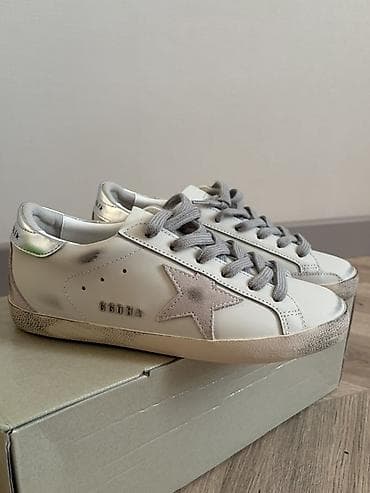 Кроссовки, 38, Golden Goose, Новый, цвет - Белый, Самовывоз, Платная доставка at lalafo.kg Кроссовки, 38, Golden Goose, Новый, цвет - Белый, Самовывоз, Платная доставка