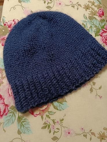 одежда для новорождённых: Шапка, Бини, Шерсть, Осень-весна, Вязаная модель — 2