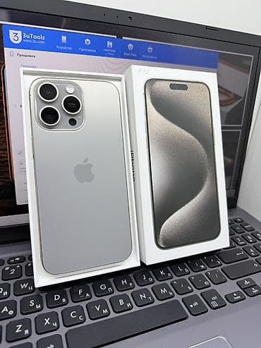 iphone 8s: IPhone 15 Pro Max, Б/у, 512 ГБ, Natural Titanium, Коробка, 84 % — 1