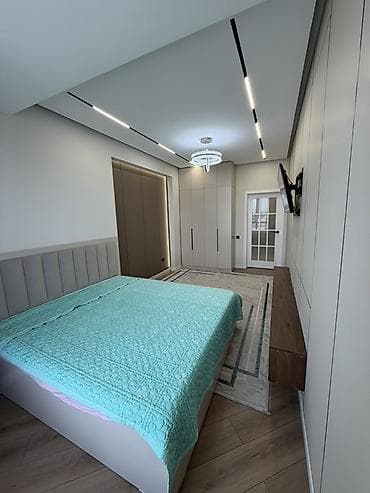 Квартиры: 2 комнаты, 67 м², Пишпек Элитка, 7 этаж, Дизайнерский ремонт — 3