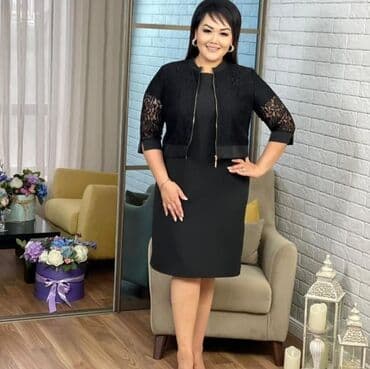 повседневные платья для беременных: Платья. Ткань:Барби+гипюр Размеры: 50/52. 1/2. Доставка по городу — 2