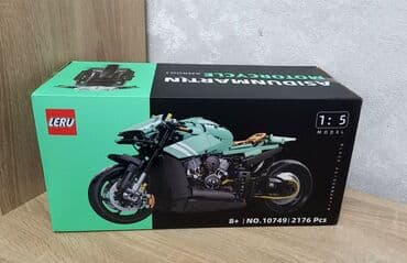 обтекатель на дукати монстр: Конструктор Мотоцикл 🔥 Aston Martin AMB 001 в масштабе 1:5 🔸️2176 — 1