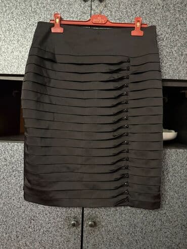 вечерние бордовые платья: Юбка, Модель юбки: Карандаш, Миди, Атлас, По талии — 1