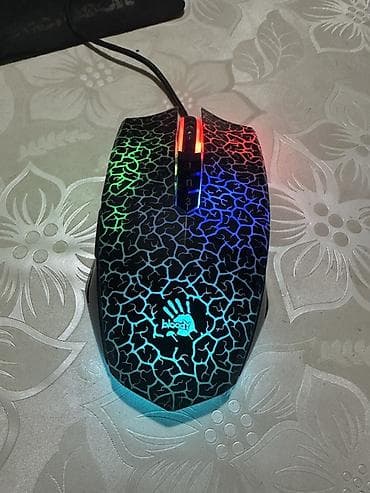 game controller: Игровая проводная мышь Bloody a70 с подсветкой RGB. Для настоящих — 1