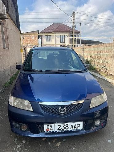 Унаа сатуу: Mazda PREMACY: 2001 г., 1.8 л, Кол менен иштөөчү, Бензин, Универсал — 1