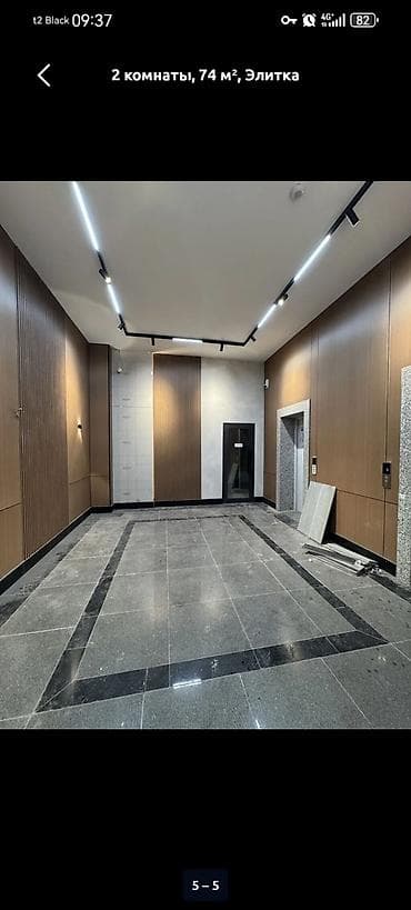 сдайу квартира: 2 комнаты, 72 м², Элитка, 7 этаж, Готовая ПСО (под самоотделку) — 9