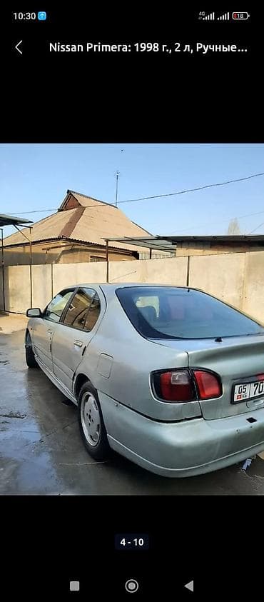 Nissan Primera: 2001 г., 2 л, Вариатор, Бензин, Седан — 7