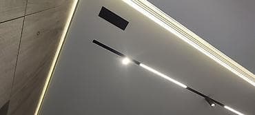 Перегородки на заказ: Натяжной потолок Матовое Монтаж — 5