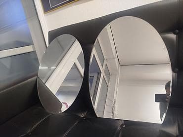 Зеркала: Настенное зеркало овальной формы с подвесом. - Форма: овальная — 1