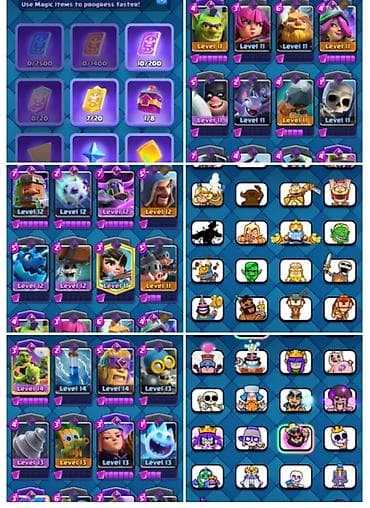 clash of: Игровой аккаунт Clash Royale - Ник: Nakano - Побед всего: 1711, побед — 2