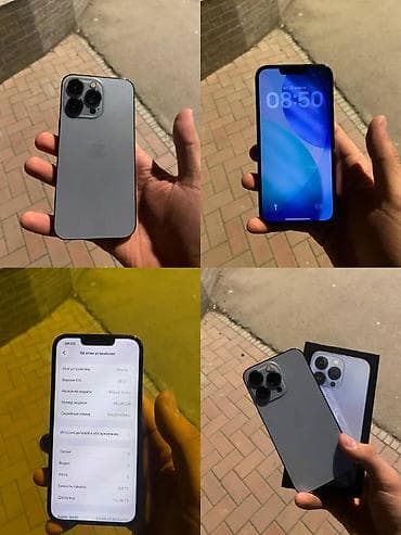 iphone 13 256: IPhone 13 Pro, Б/у, 128 ГБ, Графит, Коробка, 90 % — 1