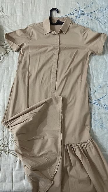 сарафаны для полных женщин: Набор женских вещей: 1) Рубашка ZARA - Цвет: голубой с тонкой белой — 2