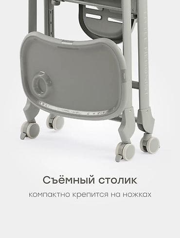 Детская мебель: Стульчик для кормления, Другой бренд, Трансформер, цвет - Серый — 7