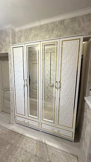 Продукты питания: Шкаф-купе-сундук-камот распашной 4-дверный для спальни/прихожий - — 2