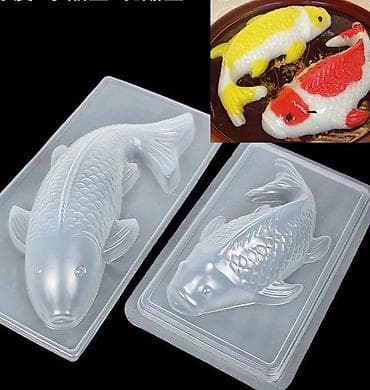 силиконовые формочки: Формы для салата «Карп кои» 1 шт 26 см - пластиковая форм в виде — 1