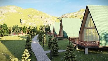 Перегородки на заказ: Дача жана A-Frame үйлөрүнүн даяр долбоорлору менен чиймелери Курулуш — 4