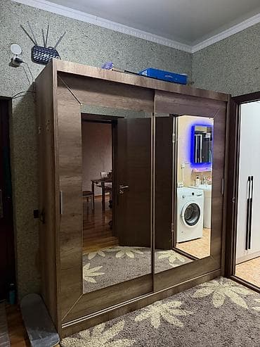 борсан платинум: Срочно продаю Польский купейный шкаф передняя облицовка с зеркалом — 2