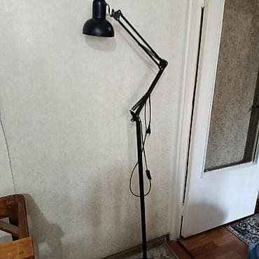 лампы длинные: Напольная лампа с регулируемой штангой и плафоном - Тип: напольный — 2
