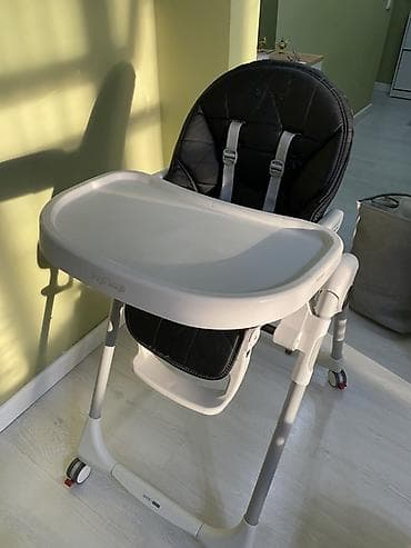 Детская мебель: Стульчик для кормления, Peg perego, Трансформер, цвет - Черный — 6