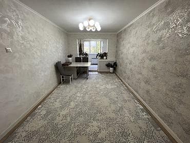 osh flat: 3 комнаты, 65 м², 6 мкр 104 серия, 4 этаж, Евроремонт — 4