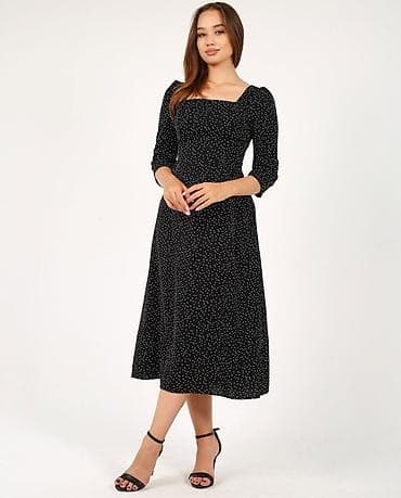 Личные вещи: Платье миди в горошек Без брака, качество идеальное три расцветки — 1