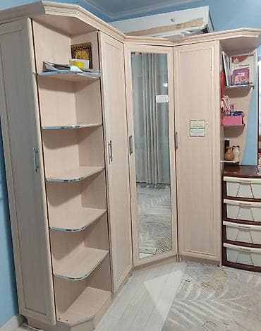 Шифоньер, шкаф для одежды, Угловой, ЛДСП