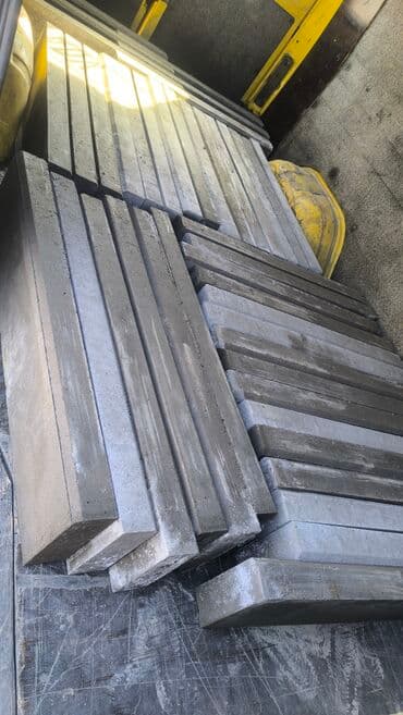 Тротуарный бордюр, Бетонный, Другие особенности, 1000