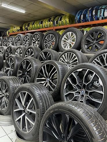 Колеса в сборе 235 / 50 / R 21, Лето, Б/у, Комплект, Легковые, Литые, отверстий - 6
