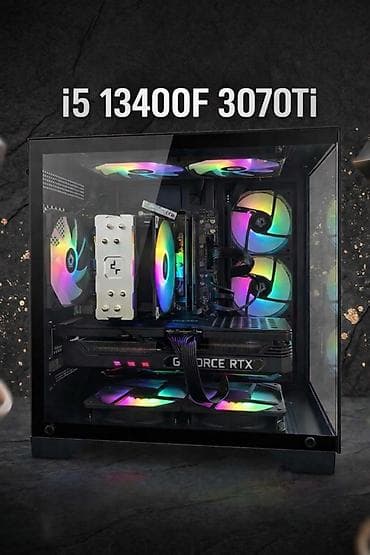 Игровой/рабочий ПК с периферией Пк на i5 13400f Rtx 3070ti H610 16