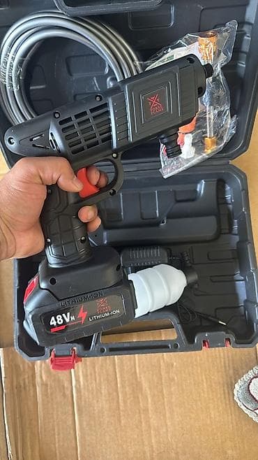 Аккумуляторная мини-мойка высокого давления 48V (Li-Ion) в кейсе