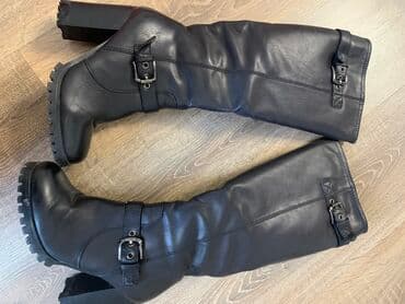 Сапоги, 37, ALS, Новый, цвет - Черный, Самовывоз