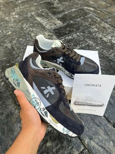 Кроссовки Premiata (модель с фирменной подошвой 483 Original) - Верх