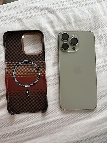 iphone 15й про: IPhone 16 Pro Max, 256 ГБ, Natural Titanium, Чехол, 100 % — 5