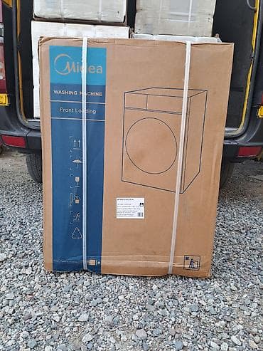 Стиральная машина Midea MFN80-S1003 Slim, фронтальная загрузка lalafo.kg да Стиральная машина Midea MFN80-S1003 Slim, фронтальная загрузка